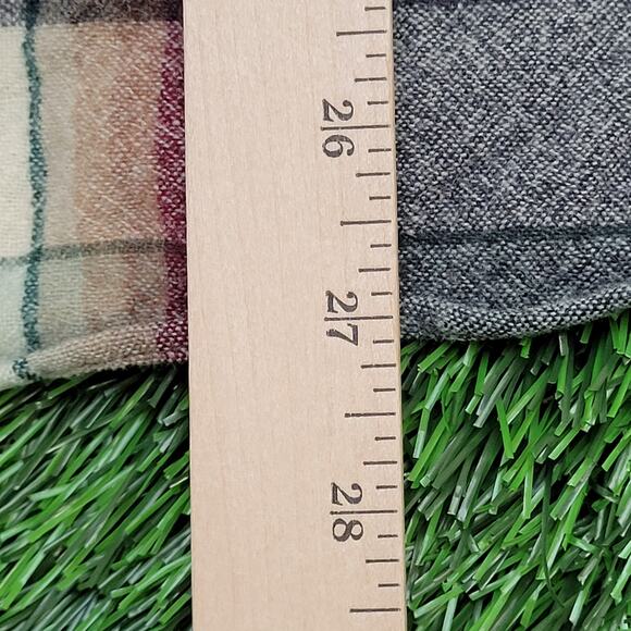 Vintage Pendleton Wool Shirt Medium 20x27 Flannel Elbow-Patch - Picture 7 of 10